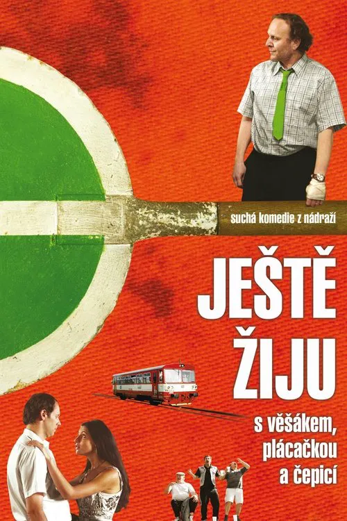 Poster do filme Ještě žiju s věšákem, plácačkou a čepicí
