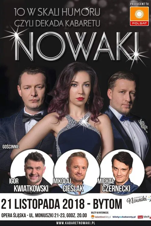 Poster do filme 10 w skali humoru, czyli dekada Kabaretu Nowaki