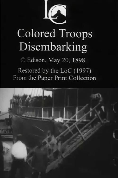 Poster do filme Colored Troops Disembarking