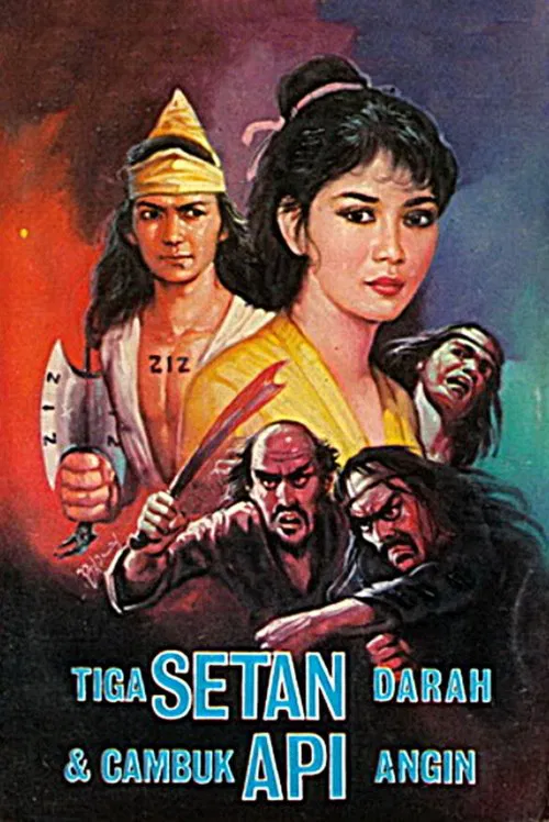 Poster do filme Three Blood Demons and the Whip of Fire and Wind