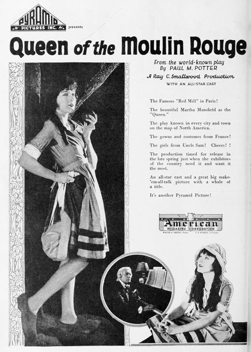 Queen of the Moulin Rouge movie poster