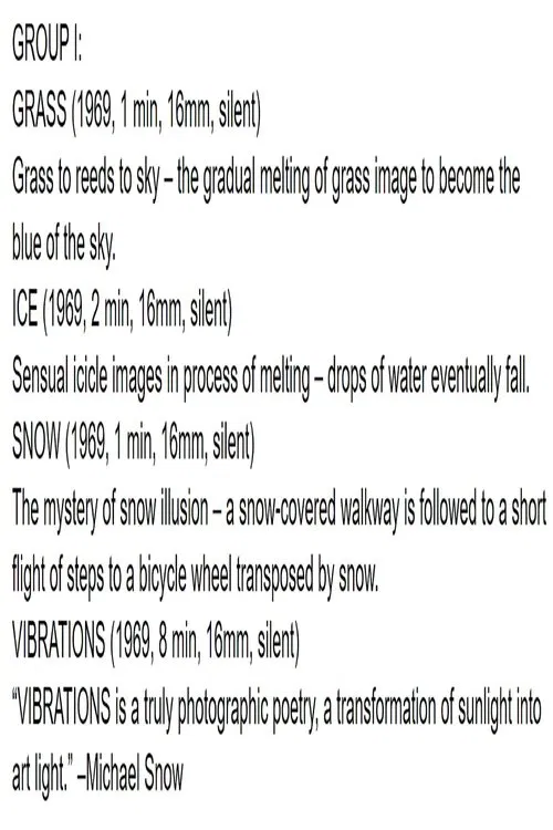 Group I: Grass/Ice/Snow/Vibrations movie poster