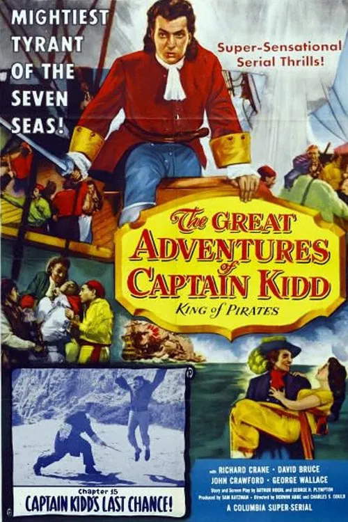 The Great Adventures of Captain Kidd movie poster