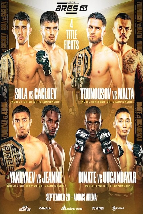 ARES 25: Sola vs. Gagloev movie poster