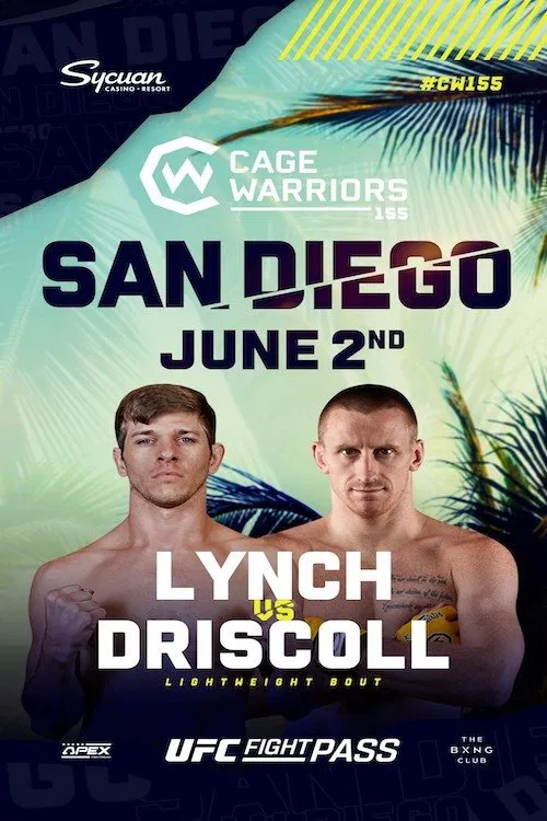 Cage Warriors 155: San Diego movie poster