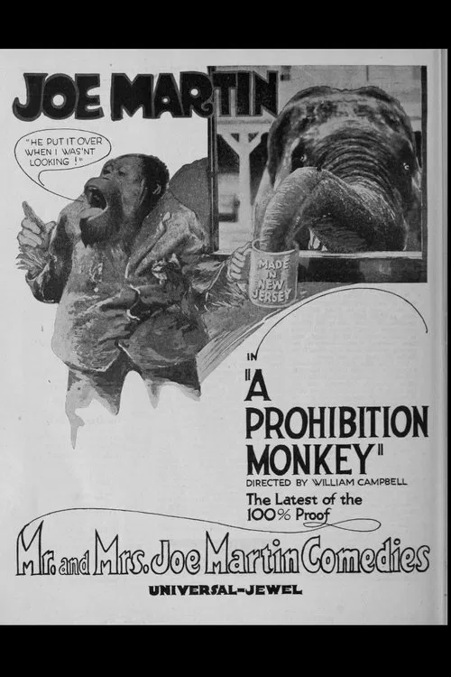 A Prohibition Monkey movie poster
