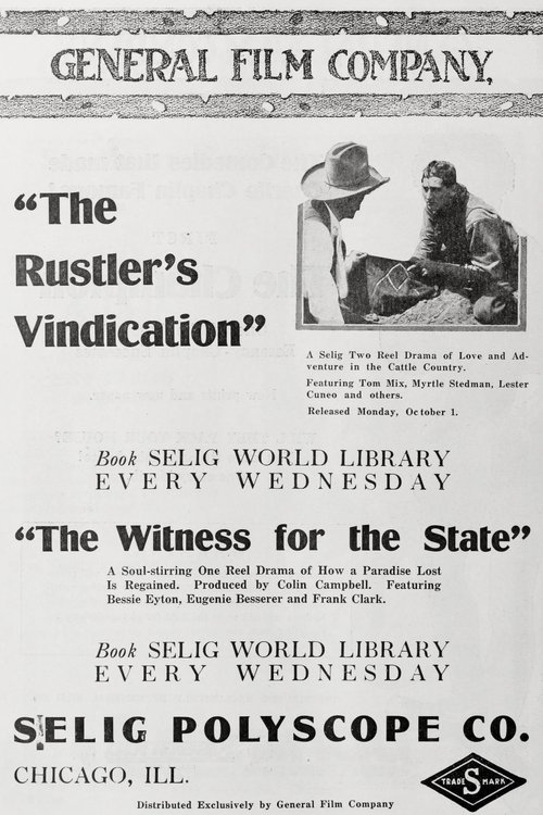 The Rustler's Vindication movie poster