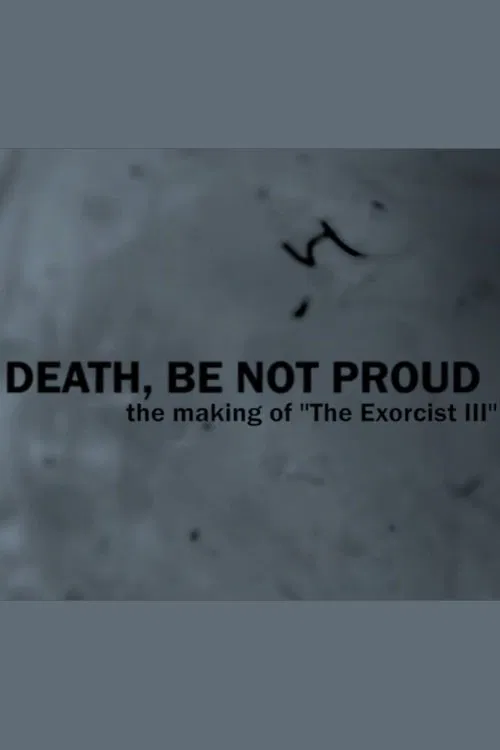 Death, Be Not Proud: The Making of "The Exorcist III" movie poster