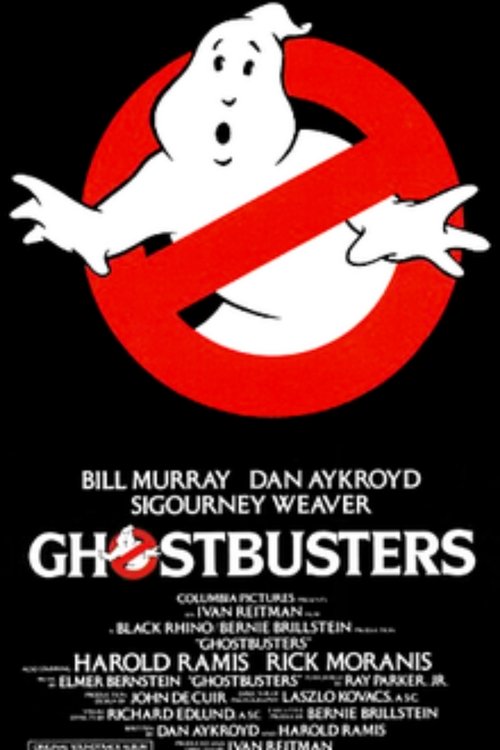 On the Scene with the Ghostbusters movie poster