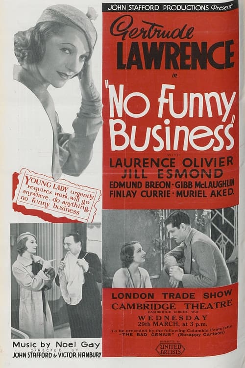 No Funny Business movie poster