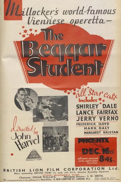 The Beggar Student movie poster