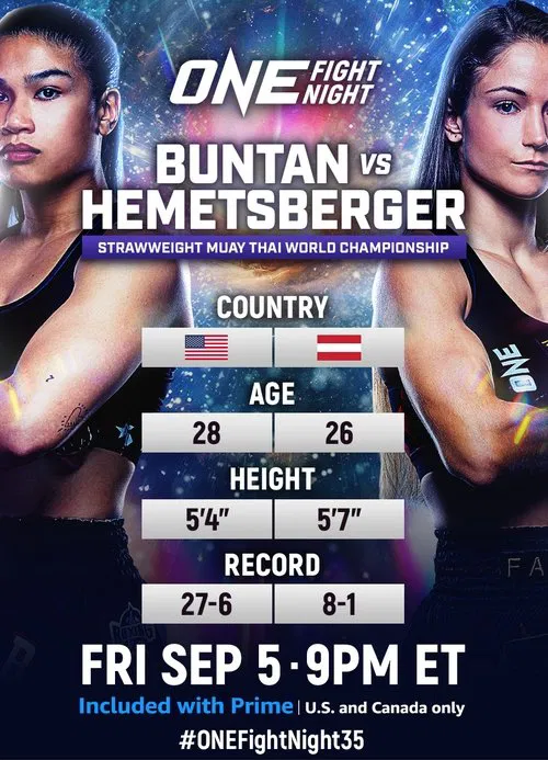 ONE Fight Night 35: Buntan vs. Hemetsberger movie poster