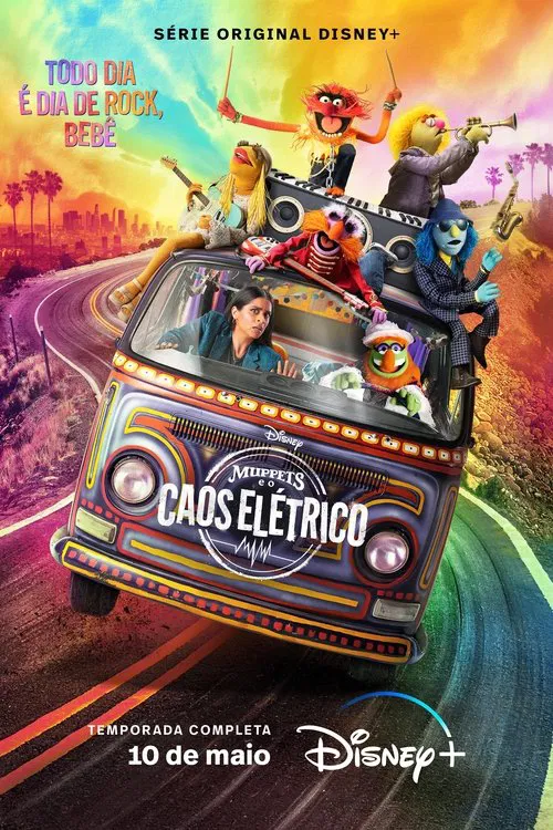 Poster da série Muppets e o Caos Elétrico
