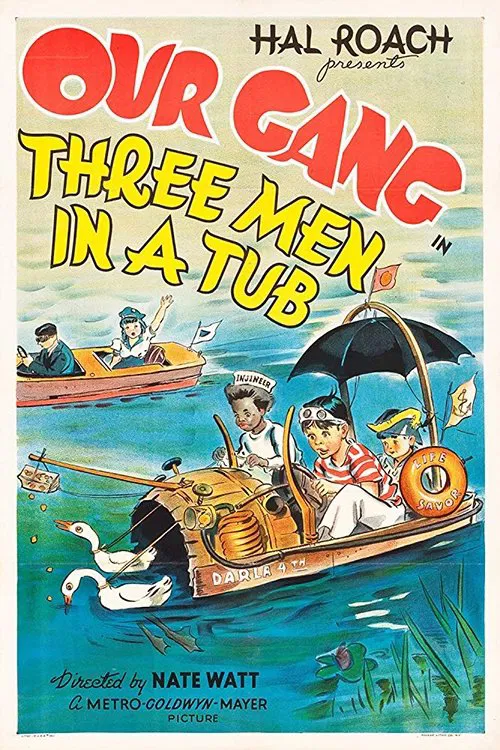 Three Men in a Tub movie poster