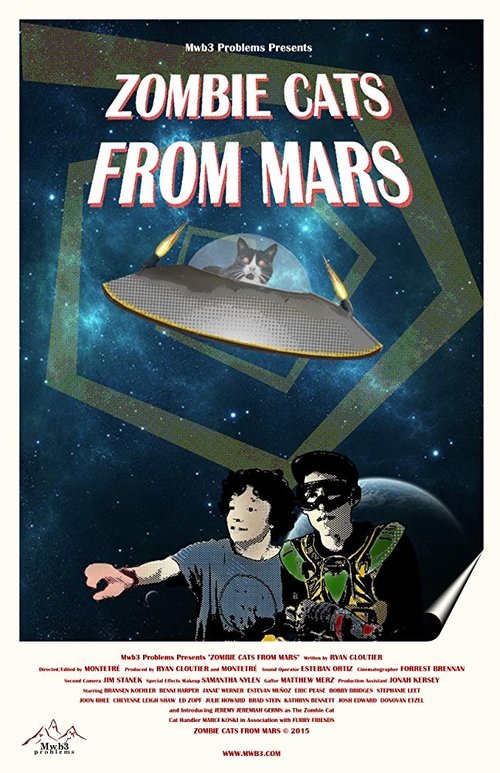 Zombie Cats from Mars movie poster