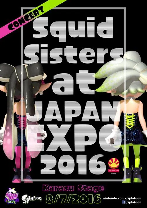 Splatoon - Squid Sisters Concert at Japan Expo 2016 movie poster
