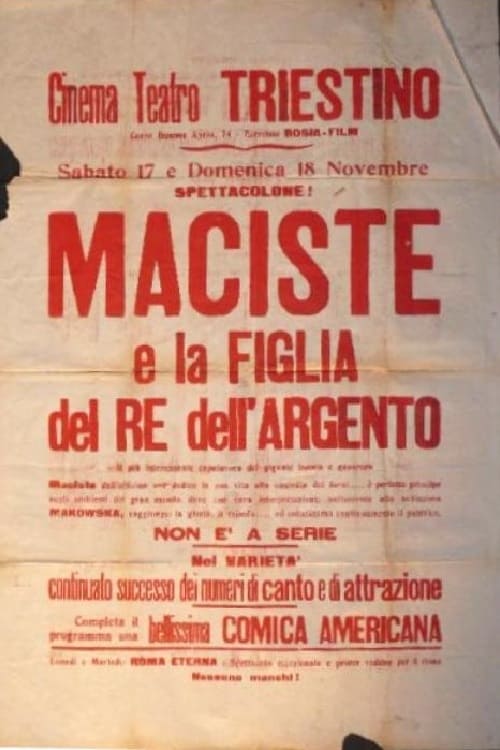 Maciste e la figlia del re dell'argento movie poster