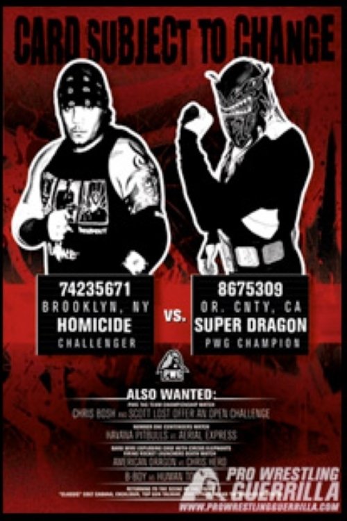 PWG: Card Subject To Change movie poster