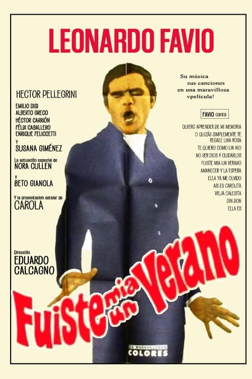 Fuiste mía un verano movie poster