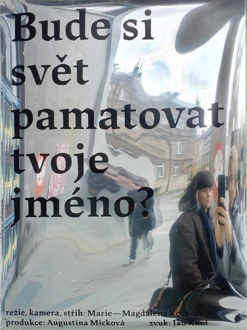 Bude si svět pamatovat tvoje jméno? movie poster