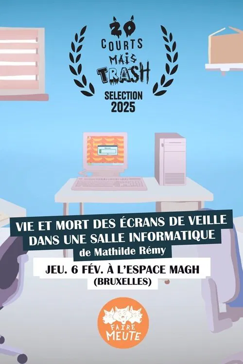 Vie et Mort des écrans de veille dans une salle informatique movie poster