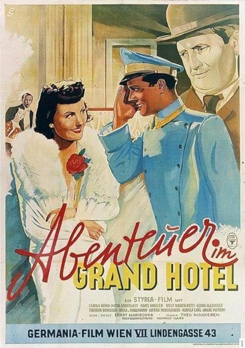Adventure in the Grand Hotel movie poster