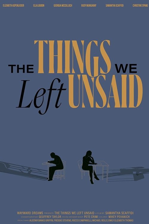 The Things We Left Unsaid movie poster