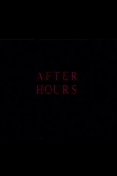 After Hours movie poster