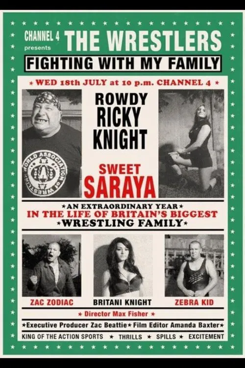The Wrestlers: Fighting with My Family movie poster