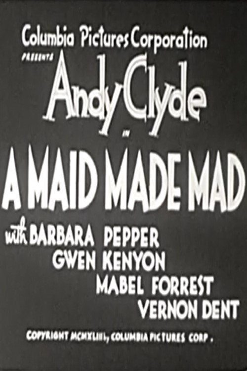 A Maid Made Mad movie poster