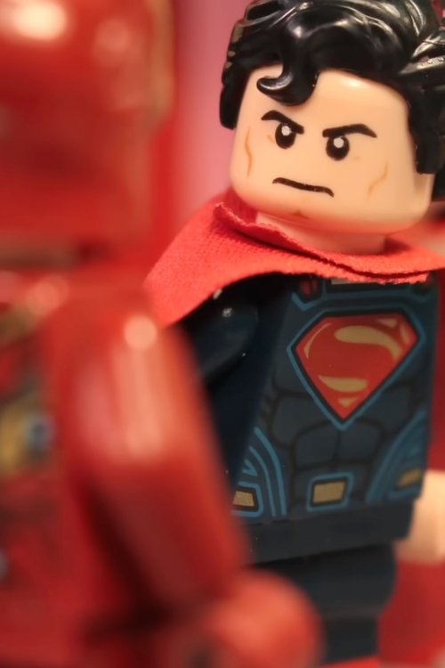 Lego Justice League vs The Avengers movie poster