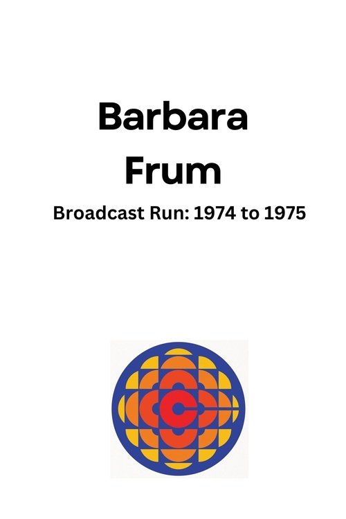 Barbara Frum tv show poster