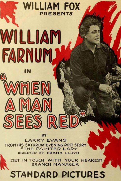 When a Man Sees Red movie poster