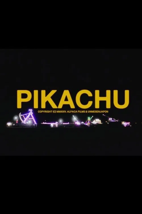 Pikachu movie poster