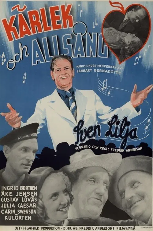 Poster do filme Kärlek och allsång