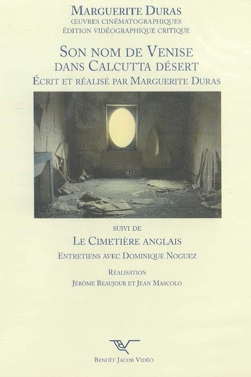 Son nom de Venise dans Calcutta désert movie poster
