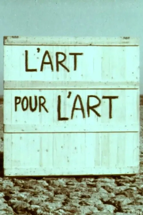 L'art pour l'art movie poster