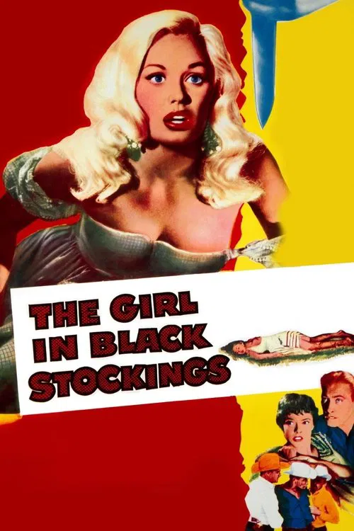 The Girl in Black Stockings movie poster