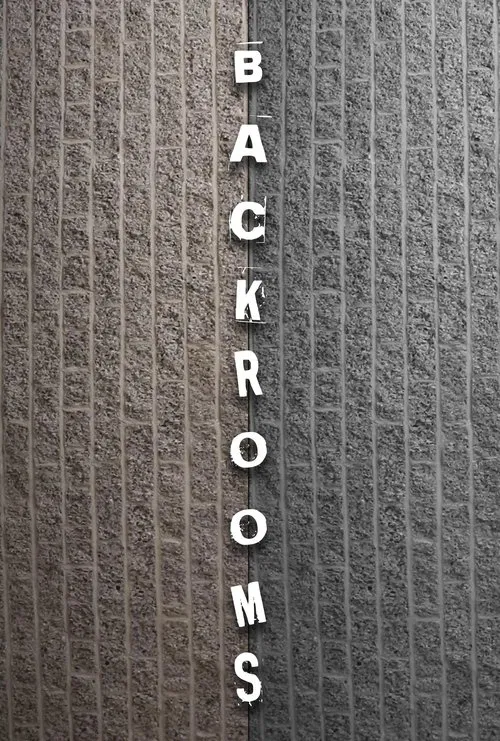B A C K R O O M S movie poster