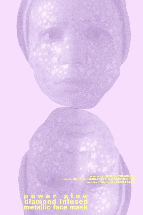 power glow diamond infused metallic face mask movie poster