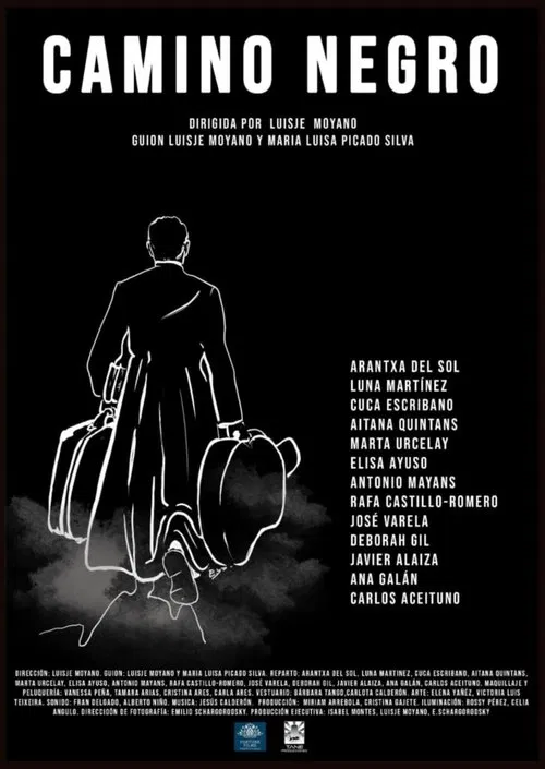 Camino negro movie poster