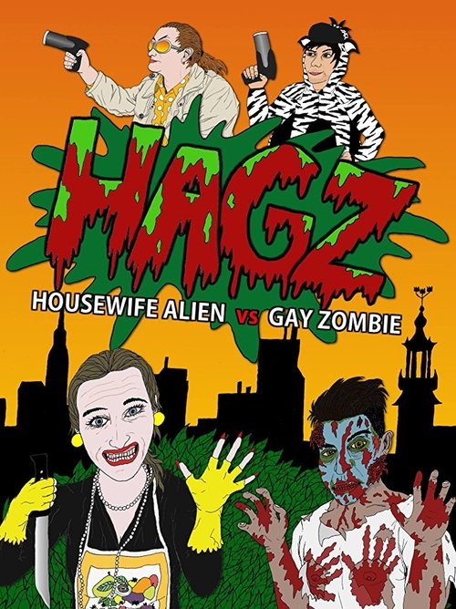 Housewife Alien vs. Gay Zombie movie poster