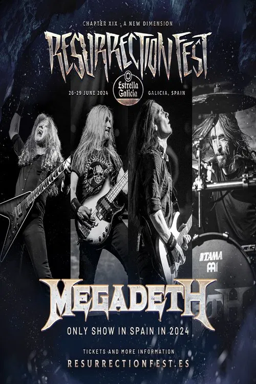 MEGADETH - Live at Resurrection Fest EG 2024 movie poster