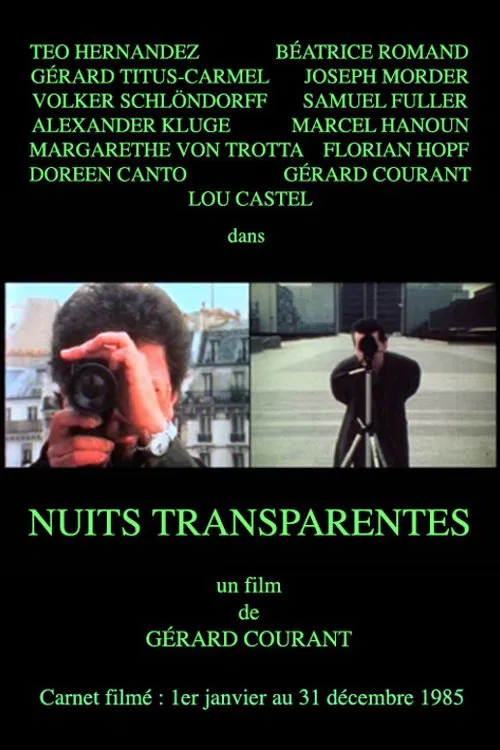 Nuits transparentes movie poster