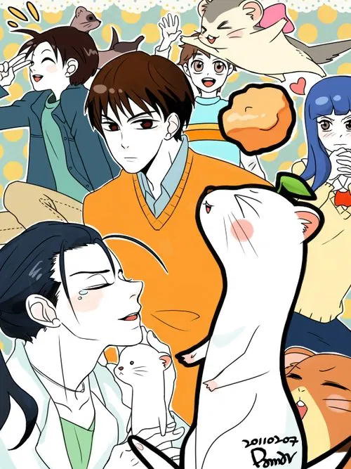 Shiawase Apartment's Okojo-san tv show poster