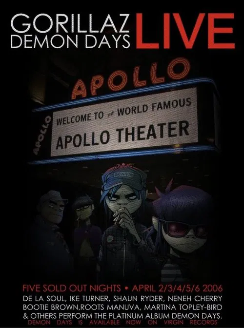 Gorillaz: Demon Days Live from the Apollo Theater, Harlem movie poster