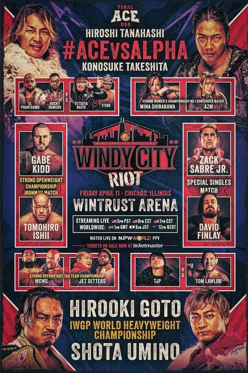 Poster do filme NJPW Windy City Riot