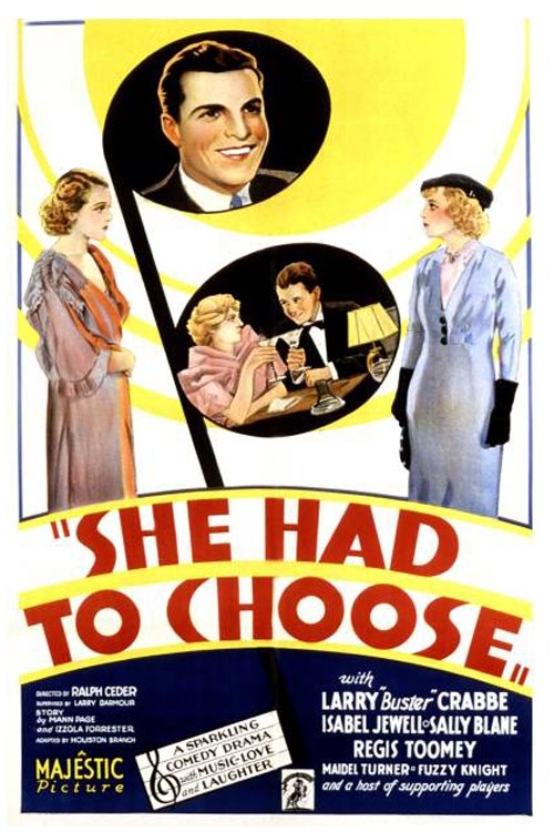 She Had to Choose movie poster