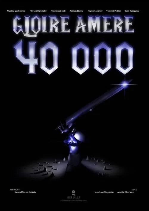 Gloire Amère 40000 movie poster