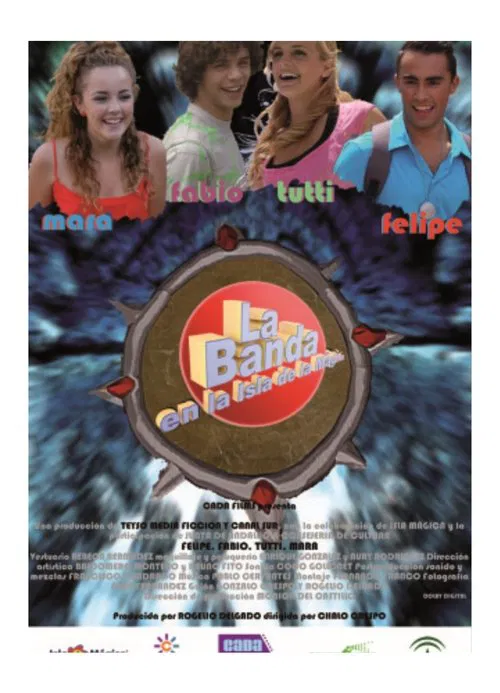 La banda en la isla de la magia movie poster